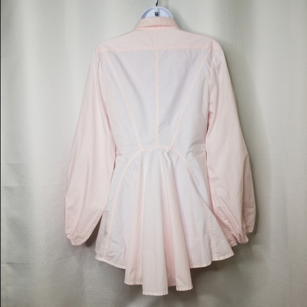 Free People All The Time Pink Long Sleeve Tunic Top Size XS - Picture 4 of 8